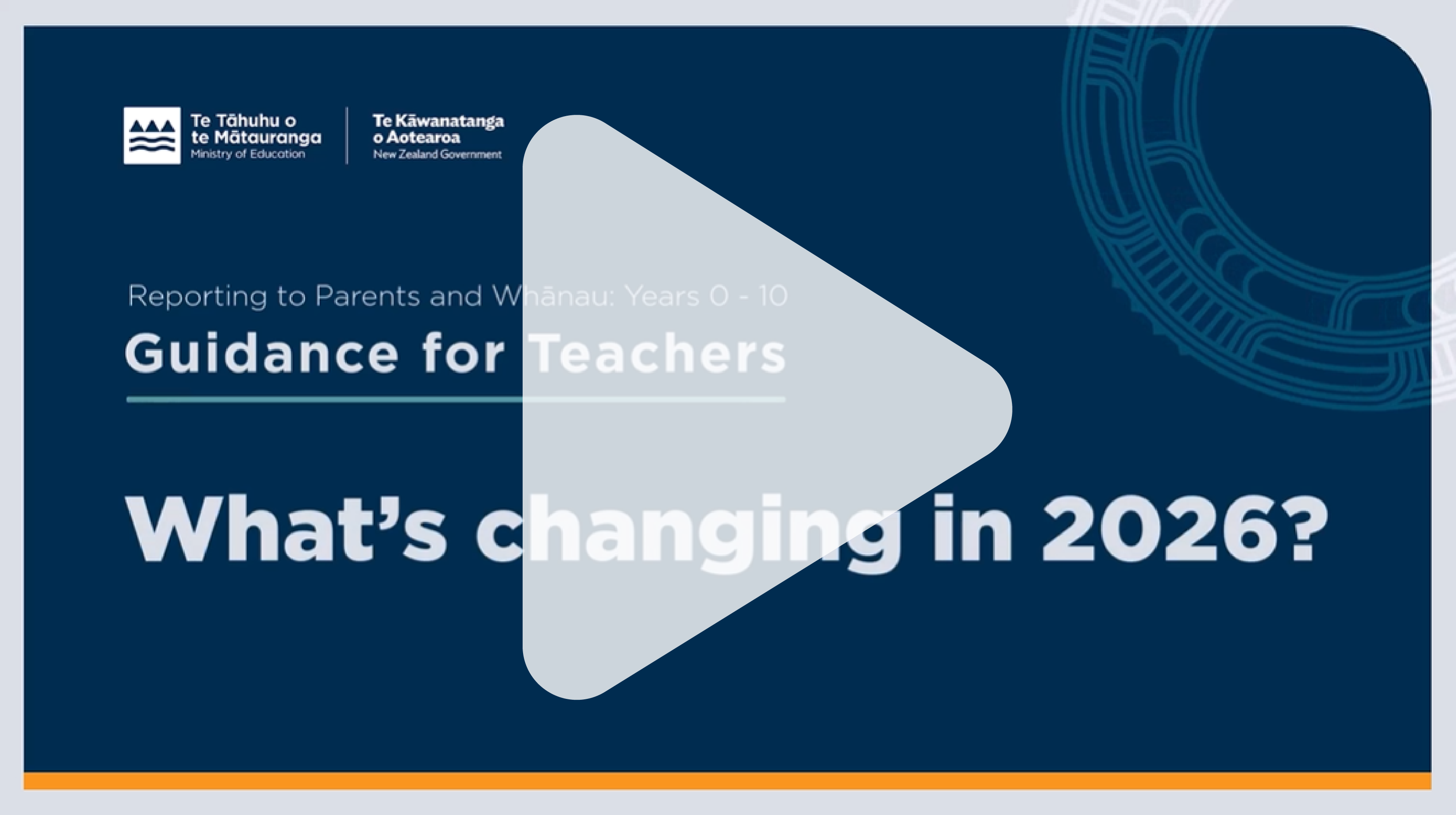Reporting to Parents and Whanau