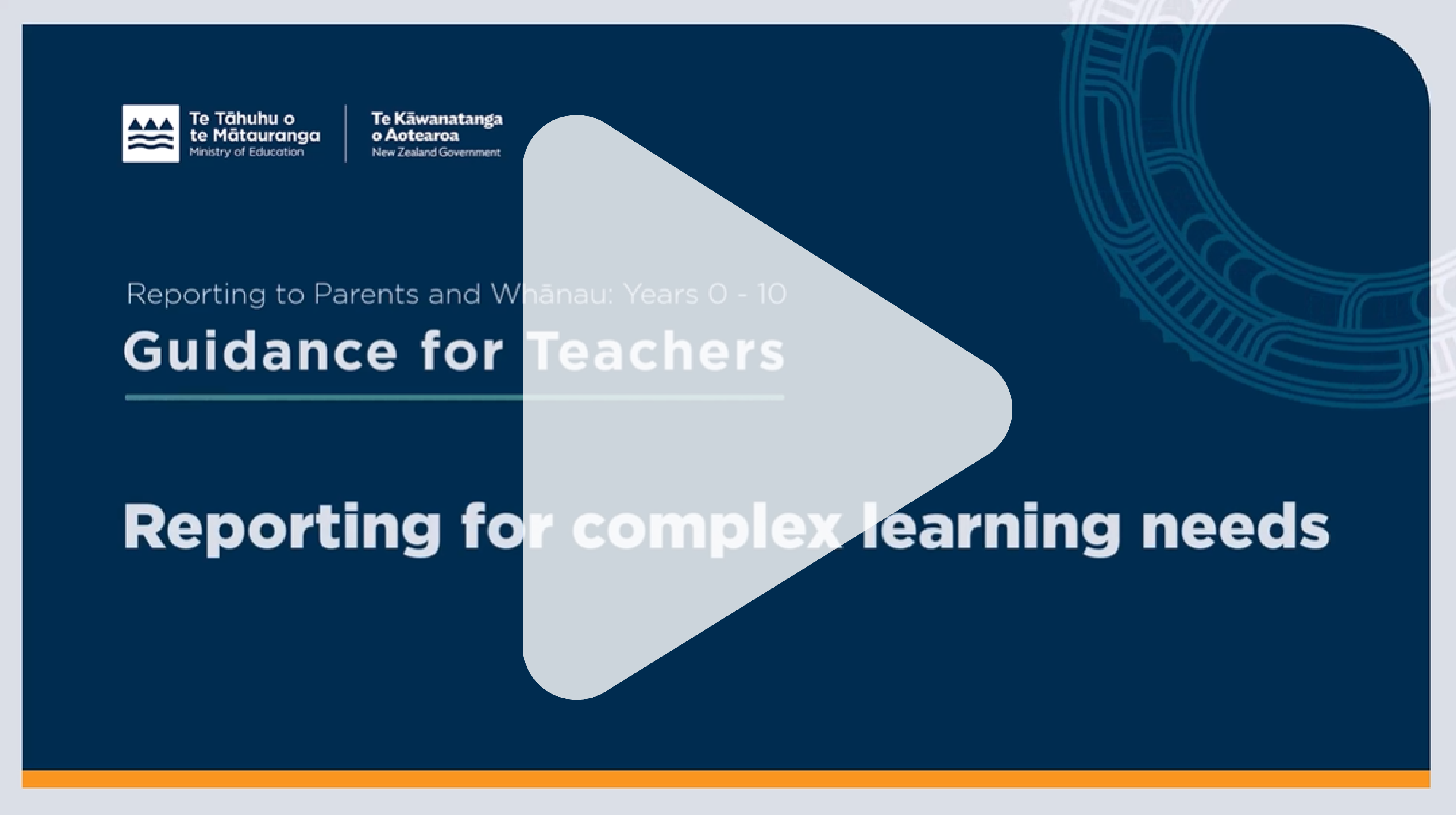 Reporting to Parents and Whanau